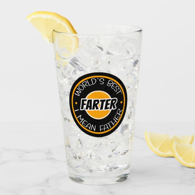 Der Gemeinste Vater der Welt Glas (Vorderseite Ice)