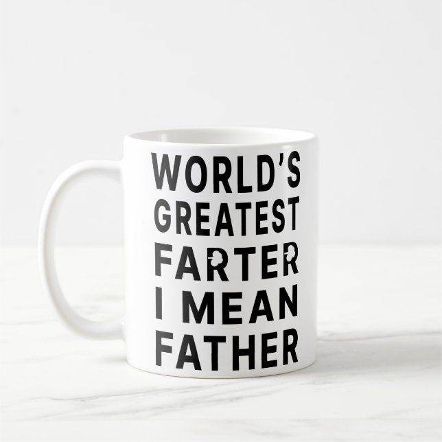 Der Gemeinste Vater der Welt Kaffeetasse (Links)