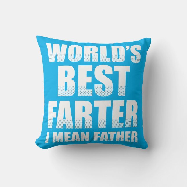 Der Gemeinste Vater der Welt Kissen (Vorderseite)