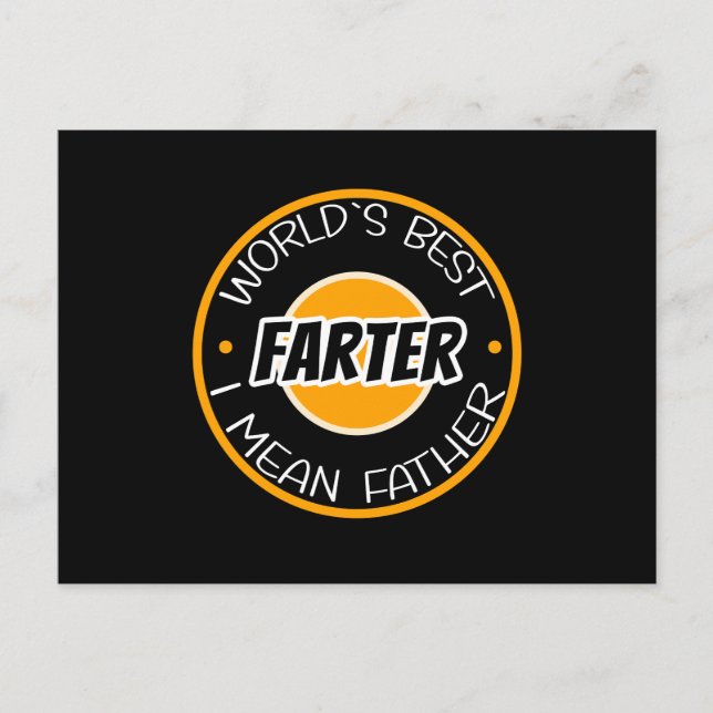 Der Gemeinste Vater der Welt Postkarte (Vorderseite)