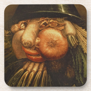 Der Gemüsegärtner, c.1590 (Öl auf Platte) Getränkeuntersetzer