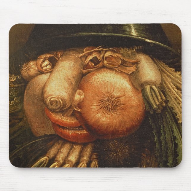 Der Gemüsegärtner, c.1590 (Öl auf Platte) Mousepad (Vorne)