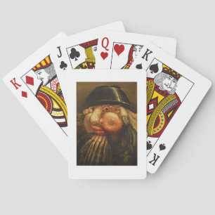 Der Gemüsegärtner, c.1590 (Öl auf Platte) Spielkarten