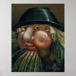 Der Gemüsegärtner - Giuseppe Arcimboldo Poster