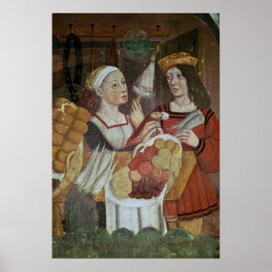 Der Gemüsemarkt Poster