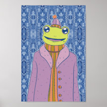 Der gemütliche Frosch
