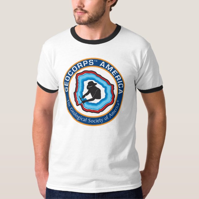 Der GeoCorps Amerika der Männer Wecker-T - Shirt (Vorderseite)