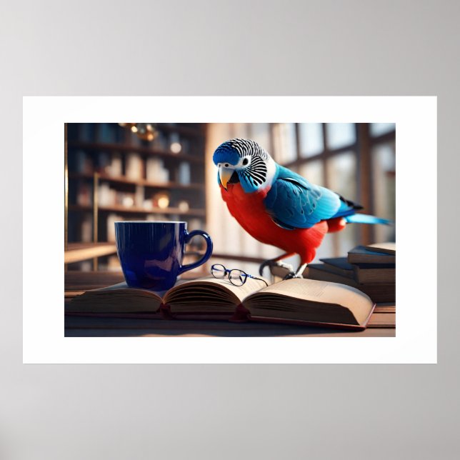 Der gepflegte Parkettboden Poster (Vorne)