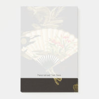 Der gequälte Orientalische Lüfter mit Blumendesign