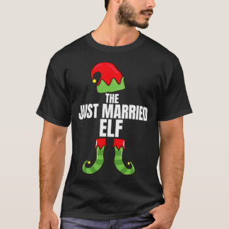 Der gerade verheiratete Elf passende Familien-Weih T-Shirt