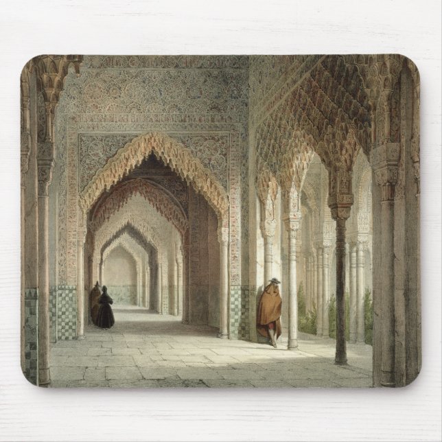 Der Gerichts-Raum des Alhambras, Granada, 1853 Mousepad (Vorne)