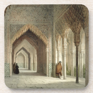Der Gerichts-Raum des Alhambras, Granada, 1853 Untersetzer