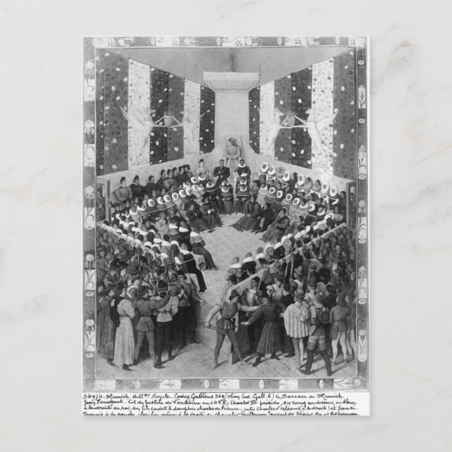 Der Gerichtshof Postkarte (Vorderseite)