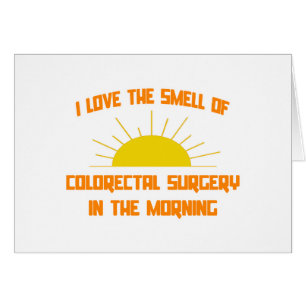 Der Geruch der kolorektalen Operation am Morgen