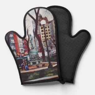 Der Geruch des Gewerkschaft Square Ofenhandschuh