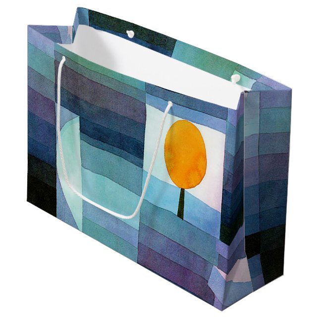Der Gesandte des Herbstes, Klee große Geschenktasc Geschenktüte (Vorderseite Schrägansicht)
