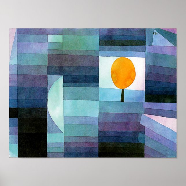 Der Gesandte des Herbstes, Klee Poster (Vorne)