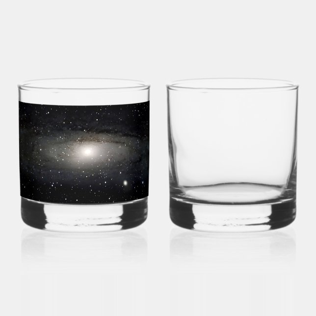 Der Geschmack des Universums Whiskyglas (Vorderseite)
