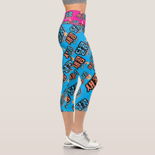 Der Geschmack von Obst: "새 콤 콤" (sae-com dal-com) Capri Leggings