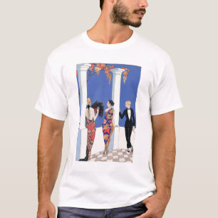 Der Geschmack von Shawls, 1922 (pochoir Druck) T-Shirt