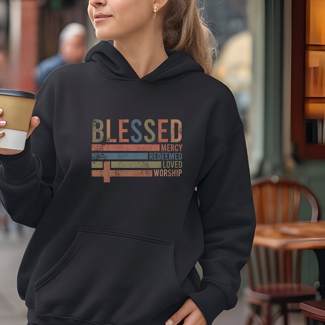 Der gesegnete Glaube Inspiriert Frauen Hoodie (Von Creator hochgeladen)