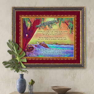 Der gesegnete Mann ist wie ein Baumpsalm 1 Art Pri Poster