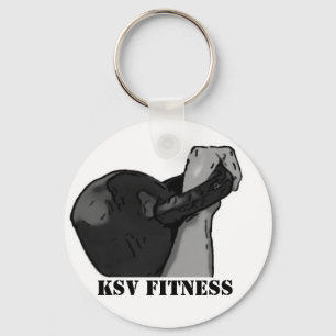 Der Gestell Kettlebell Schlüsselanhänger