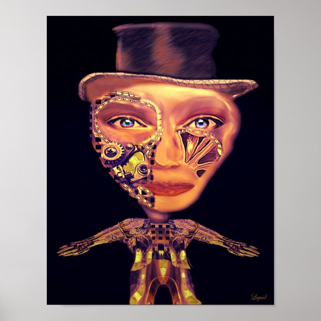 Der Gestochen Tanzer drucken Poster (Vorne)