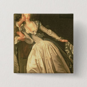 Der gestohlene Kuss, c.1788 Button