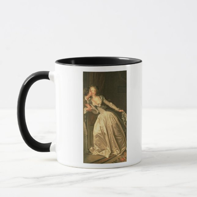 Der gestohlene Kuss, c.1788 Tasse (Links)