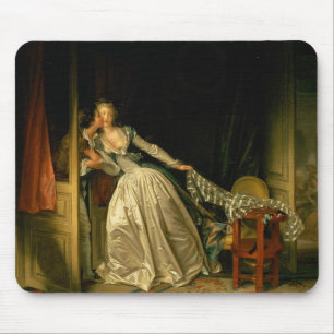 Der gestohlene Kuss Fragonard Mousepad