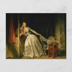 Der gestohlene Kuss Fragonard Postkarte
