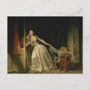 Der gestohlene Kuss - Fragonard Postkarte