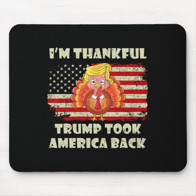 Der Gewinner, den ich bin dankbar, dass Trump gewo Mousepad (Vorne)