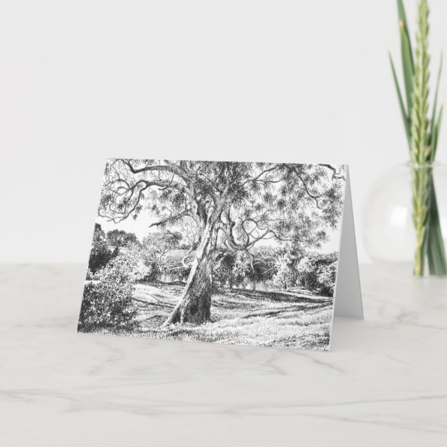 Der Gewinner des Pooh-Baumes - Dankeskarte (Vorderseite)