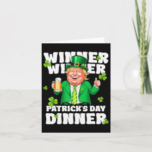 Der Gewinner feiert St. Patrick's Day für Trump Karte