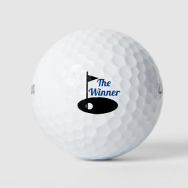 Der Gewinner Golfball