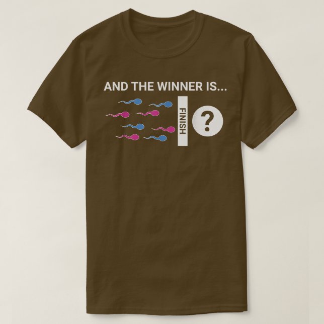 Der Gewinner ist der Niedliche Party-Joke über das T-Shirt (Design vorne)