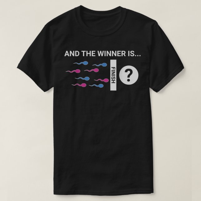 Der Gewinner ist der Niedliche Party-Joke über das T-Shirt (Design vorne)