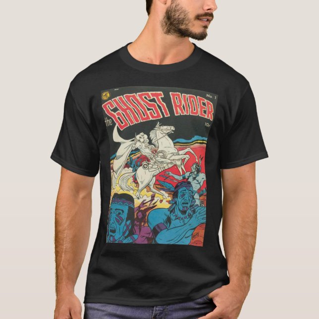 Der Ghost Rider #1 Classic Comic Book T - Shirt (Vorderseite)