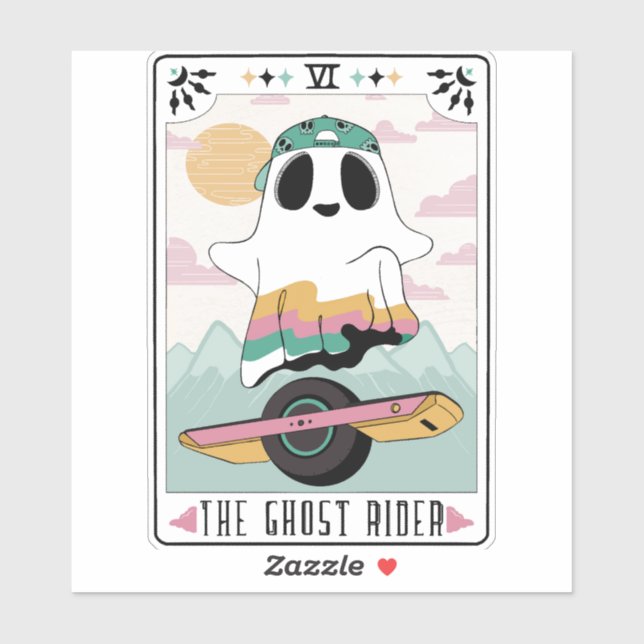 Der Ghost-Rider-Aufkleber Aufkleber (Blatt)