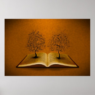 Der GiddyUp-Baum und der Bickham-Skriptbaum Poster