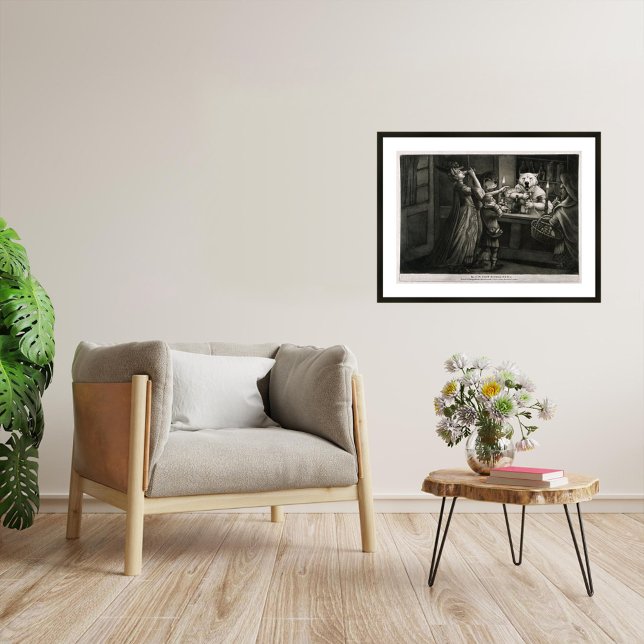 Der Gin Shop - Kunstdruck Poster (The Gin Shop Reimagined.
Artist: Roger Smith)