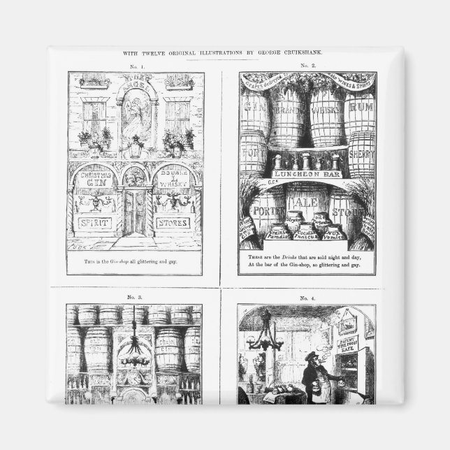 Der Gin Shop Magnet (Vorne)