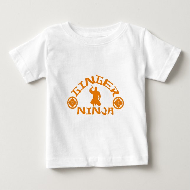 Der Ginger Ninja Baby T-shirt (Vorderseite)