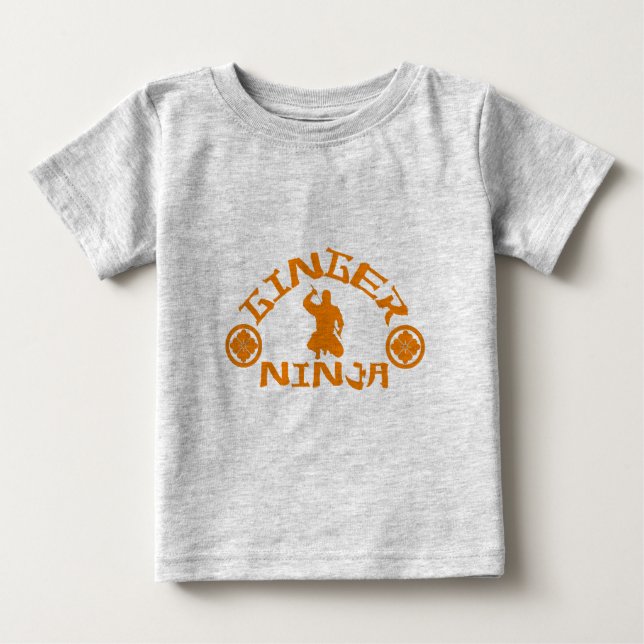Der Ginger Ninja Baby T-shirt (Vorderseite)
