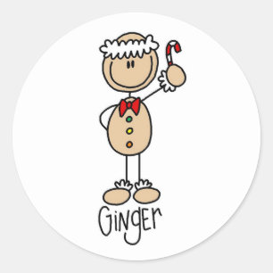 Der Gingerbread Man Aufkleber