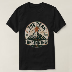 Der Gipfel ist erst der Anfang Mountain Vintage Te T-Shirt