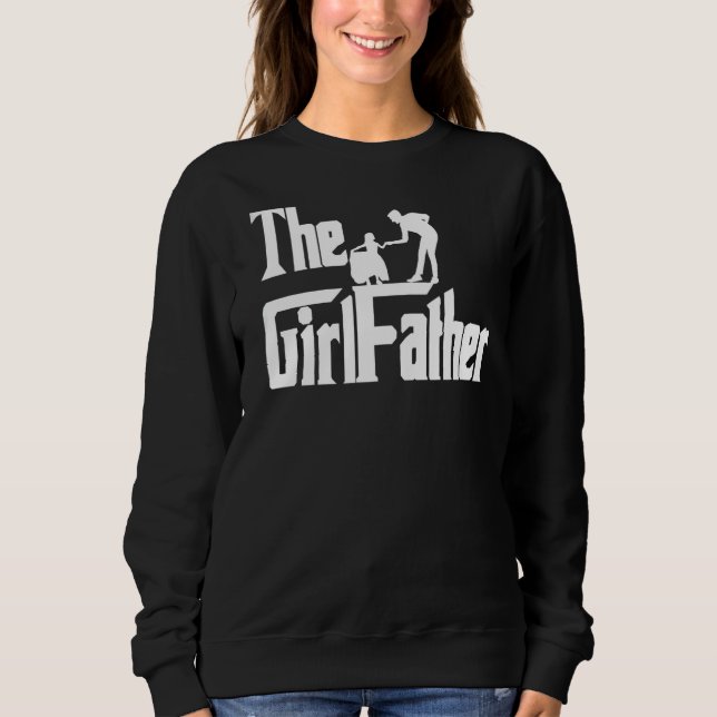Der Girl-Vater-Vater Girls Daddy Daughter Vater Sweatshirt (Vorderseite)