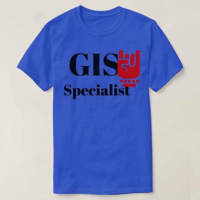 Der GIS-Spezialist T-Shirt (Design vorne)
